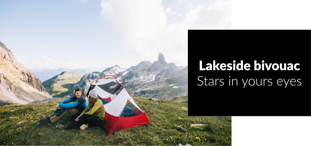 Stars in your eyes Lakeside bivouac