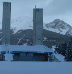 Restaurant Le Joli Bois aan het vertrek van de Vanoise Express