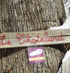 balade raquettes au Châtelard