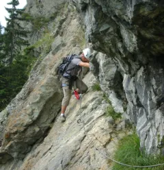 Ingelijst via ferrata
