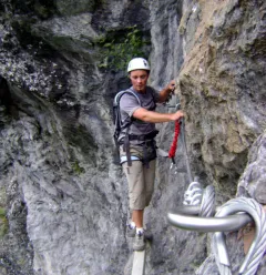 Ingelijst via ferrata