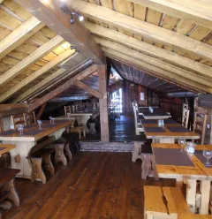 Bovenzaal, restaurant Le Forperet