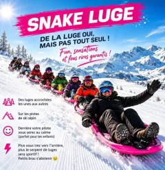 Air la plagne snake luge