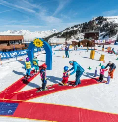 Sneeuwtuin kinderen