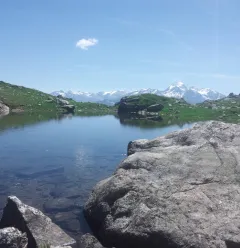 Lac de Portette Plagne-vallei