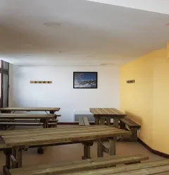 Intérieur de la salle hors sac