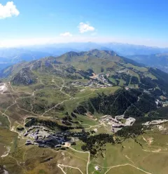 Vlucht in de bergen - La Plagne