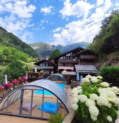 Vue piscine été