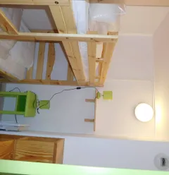 Slaaphoek met stapelbedden