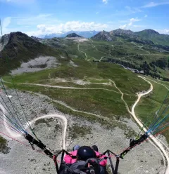 Vlucht in de bergen