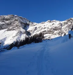 Winterroute Les Teppes