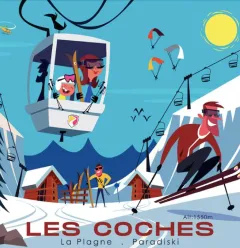 Ski Repiblic Les Coches, dorpscentrum