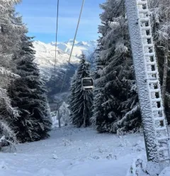 Vue extérieure auprès du chalet