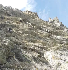 Falaise escalade Contreforts de la Grande Marianne