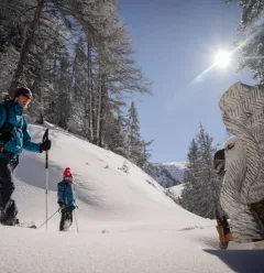 Sneeuwwandelparcours Alpages Enchantés
