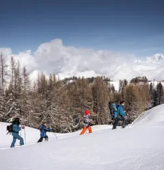 Sneeuwwandelparcours Alpages Enchantés