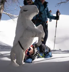 Sneeuwwandelparcours Alpages Enchantés