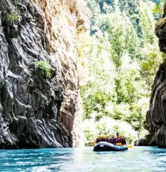 Rafting dans les gorges de l'Isère