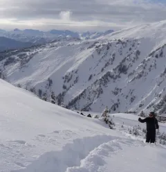 La Rossa sneeuwschoenwandelen route