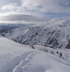 La Rossa sneeuwschoenwandelen route