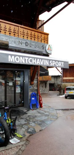 De winkel Montchavin Sport