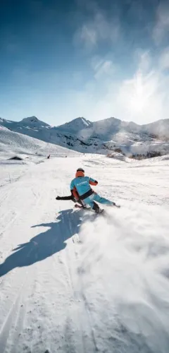 Balade en tandem ski avec un moniteur