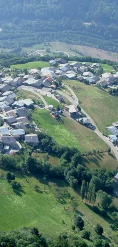 Dorpje Valezan, vallei van la Plagne