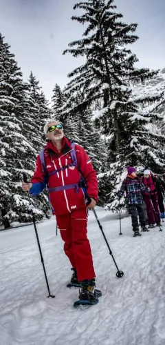Wandeling met sneeuwschoenen - In de voetsporen van de ijsgiganten