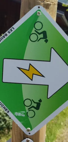 Afbakening E-VTT (Mountainbike met elektrische ondersteuning) Les Bauches