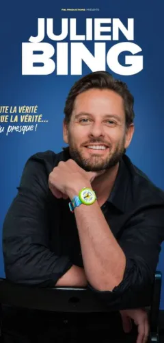 Stand-up show van Julien BING "De hele waarheid en niets dan de waarheid...of bijna"._Plagne-Montalbert