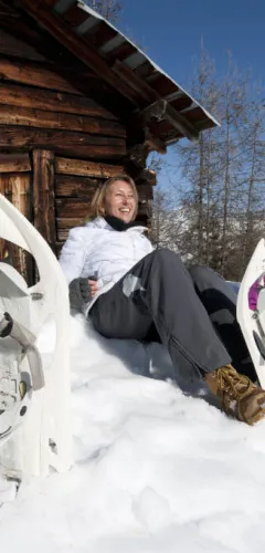 Traject met sneeuwschoenen "Plateau van Plan Bois"