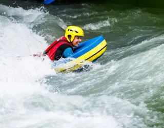 Hydrospeed sur l'Isère