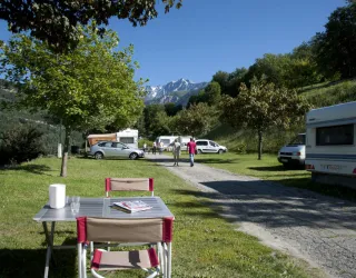 Camping caravaneige van Montchavin-la Plagne