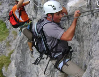 Ingelijst via ferrata