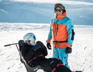 Balade en tandem ski