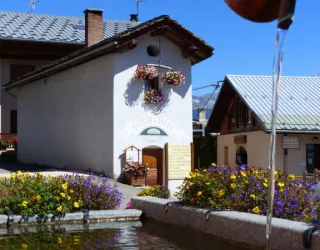 Barrieux brug pad La Plagne vallei