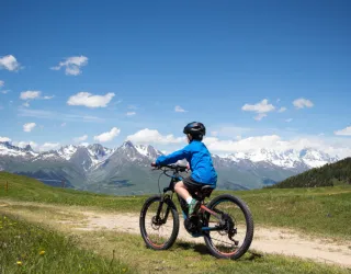 Vélo  la Plagne