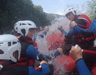 Rafting - Rêve d'eau - vallei van la Plagne