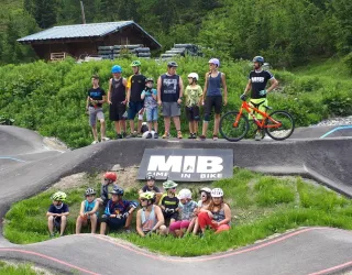 Aime in bike - vallei van La Plagne