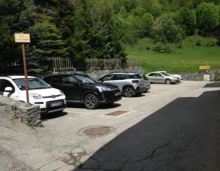 Parking van de via ferrata Grosses Pierres