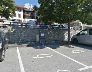 Laadstation voor elektrische voertuigen in Aime