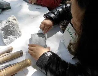 Atelier sculpture sur pierre