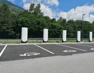 Laadstation voor elektrische voertuigen in Aime