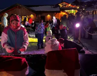 Sneeuw sculptuur_Plagne-Montalbert