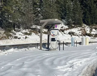 Borne de recharge pour véhicule électrique_La Plagne