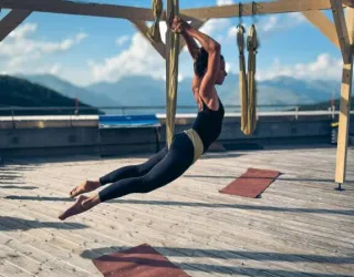 Yin Yoga vanuit de lucht_La Plagne