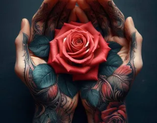 Een unieke tattoo!_Montchavin-les-Coches