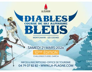10e editie van de skiwedstrijd "Les diables bleus_Montchavin-les-Coches