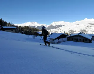 Itinéraire ski de randonnée : Les Coches - Plan Bois