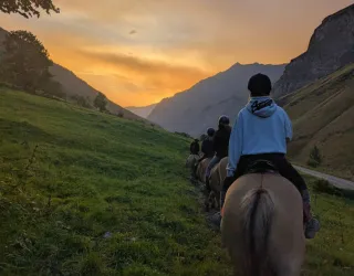 Te paard, naar de Refuge de la Glière_Champagny-en-Vanoise